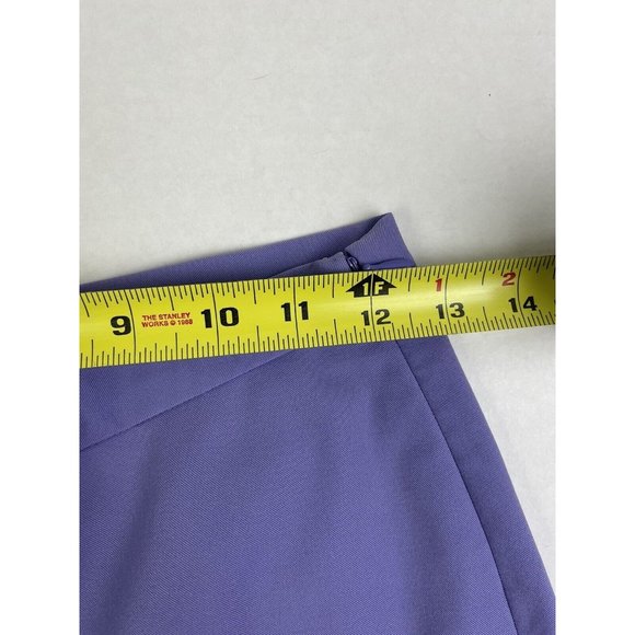 Ralph Ralph Lauren Cropped Straight Lavender Pants Nylon Comfort Women’s 8 EUC - Picture 6 of 8